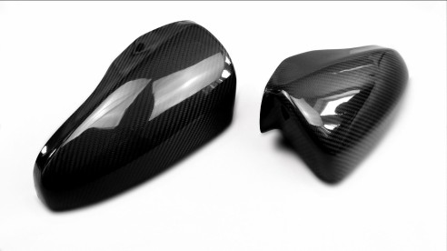 BMW F06 F10 F12 F13 2012-17 Mirrors Carbon Covers Caps 2pcs Set