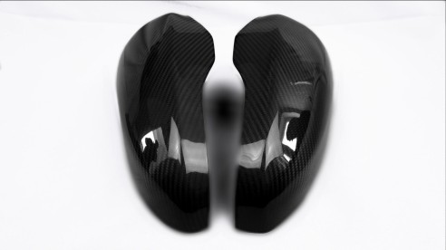 BMW F06 F10 F12 F13 2012-17 Mirrors Carbon Covers Caps 2pcs Set