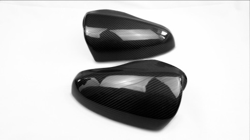 BMW F06 F10 F12 F13 2012-17 Mirrors Carbon Covers Caps 2pcs Set