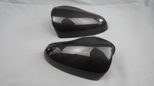 BMW F06 F10 F12 F13 2012-17 Mirrors Carbon Covers Caps 2pcs Set