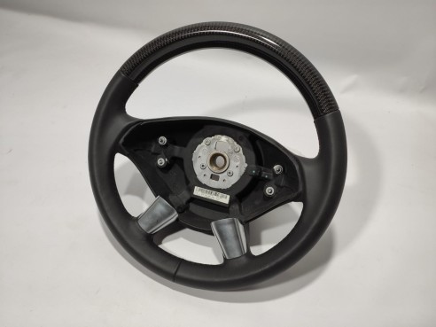 Mercedes-Benz Vito VIANO W639 10-2014 Steering Wheel Carbon Fiber Black Leather