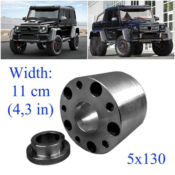 Wheel spacers 5x130 110x160mm for Mercedes-Benz W463 G-Class 4x4 6x6