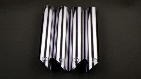 Brabus exhaust pipes tips stainless steel chrome for Mercedes-Benz W463 G-Class