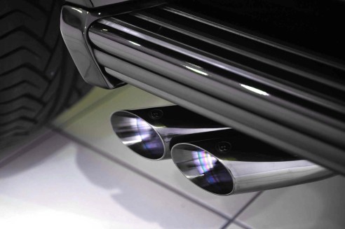 Brabus exhaust pipes tips stainless steel chrome for Mercedes-Benz W463 G-Class