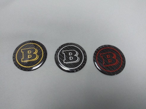  - Emblems - Mercedes-Benz Steering Wheel Carbon Cap Badge - 2 - Mercedes-Benz Steering Wheel Carbon Cap Badge