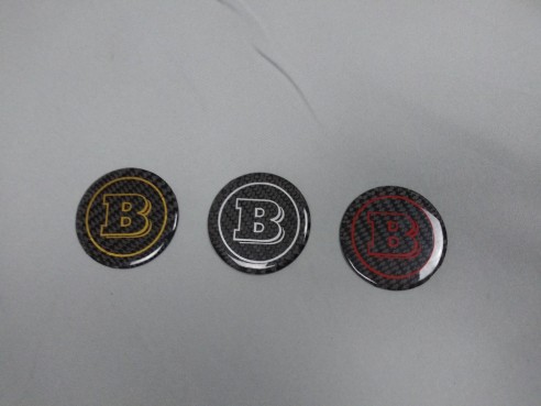  - Emblems - Mercedes-Benz Steering Wheel Carbon Cap Badge - 24 - Mercedes-Benz Steering Wheel Carbon Cap Badge