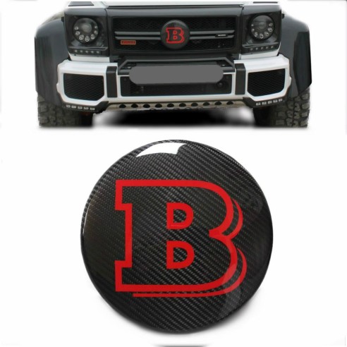  - Emblems - Mercedes-Benz Front Grille Carbon Cap Badge - 1 - Mercedes-Benz Front Grille Carbon Cap Badge