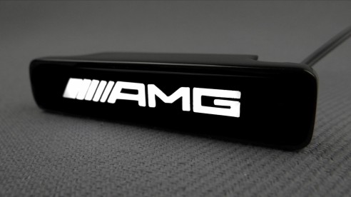 AMG Style WHITE Front Grille Badge Led Illuminated Logo for Mercedes-Benz cars