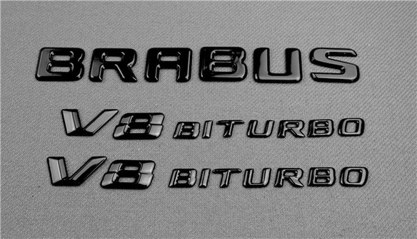  - Emblems - Mercedes-Benz V8 Biturbo Logos Badges - 1 - Mercedes-Benz V8 Biturbo Logos Badges