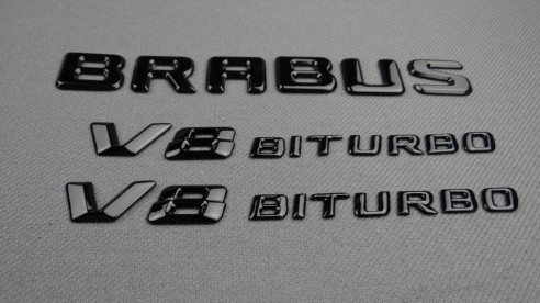  - Emblems - Mercedes-Benz V8 Biturbo Logos Badges - 5 - Mercedes-Benz V8 Biturbo Logos Badges