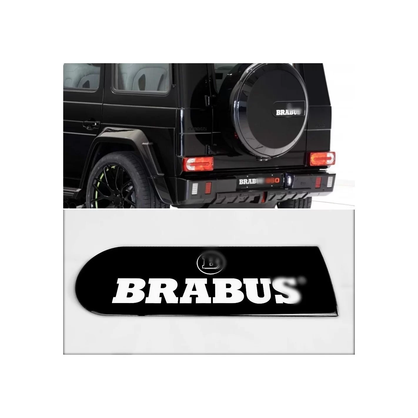  - Emblems - Mercedes-Benz W463 G-Class Rear Spare Tire Wheel Cover Badge Emblem - 1 - Mercedes-Benz W463 G-Class Rear Spare Tir