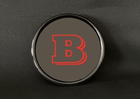 Plastic Brabus front grille badge for Mercedes-Benz G-Wagon C-Class W463a W464