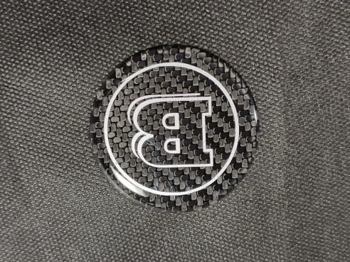  - Emblems - Mercedes-Benz Steering Wheel Carbon Cap Badge - 3 - Mercedes-Benz Steering Wheel Carbon Cap Badge