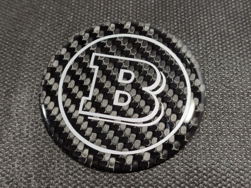  - Emblems - Mercedes-Benz Steering Wheel Carbon Cap Badge - 4 - Mercedes-Benz Steering Wheel Carbon Cap Badge