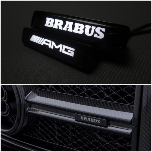  - Emblems - Mercedes-Benz G-Class W463 Front Grille Led Illuminated Logo Badge - 1 - Mercedes-Benz G-Class W463 Front Grille Le