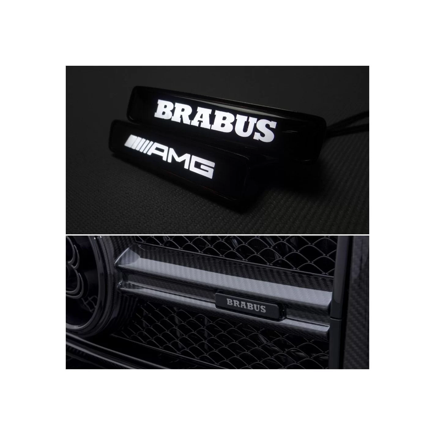  - Emblems - Mercedes-Benz G-Class W463 Front Grille Led Illuminated Logo Badge - 1 - Mercedes-Benz G-Class W463 Front Grille Le