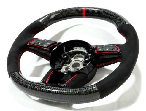 Audi RS4 RS5 RS3 S3 S4 S5 A5 A4 Steering Wheel Carbon Alcantara