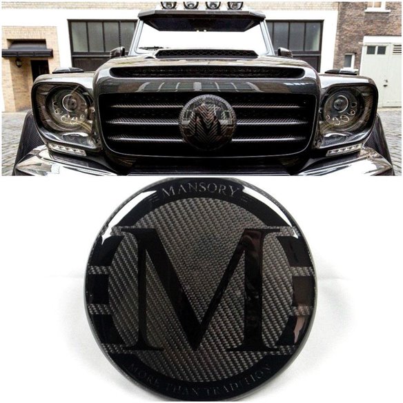 Mercedes-Benz Front Grille Carbon Cap Badge