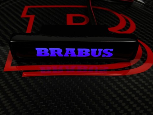 Brabus LED grille red badge emblem logo for Mercedes-Benz W463A W464 G-Class