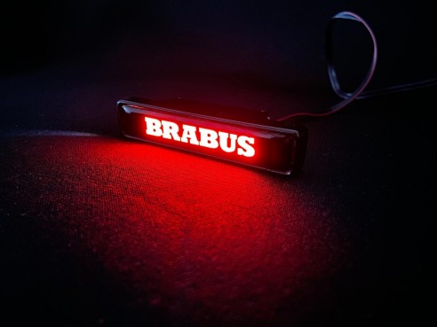 Brabus LED grille red badge emblem logo for Mercedes-Benz W463A W464 G-Class