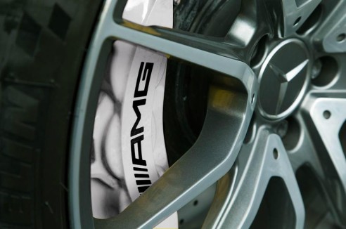 Mercedes-Benz Grey Caliper Covers