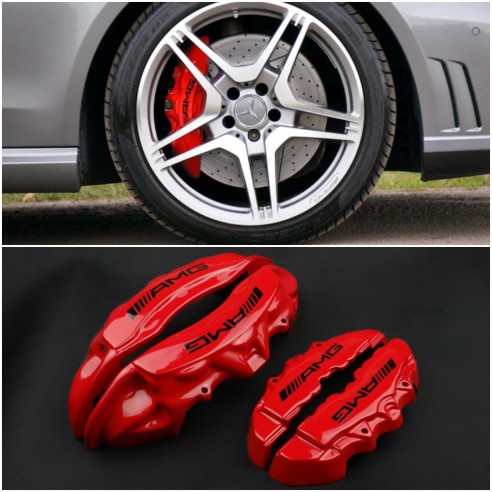 Mercedes-Benz Red Caliper Covers