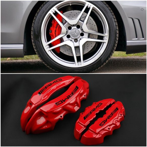 Mercedes-Benz Red Caliper Covers