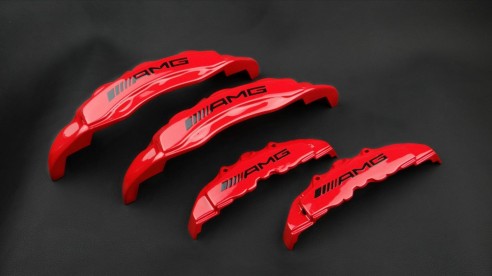 Mercedes-Benz Red Caliper Covers