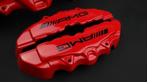 Mercedes-Benz Red Caliper Covers