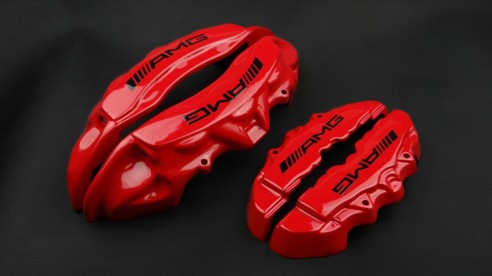 Mercedes-Benz Red Caliper Covers