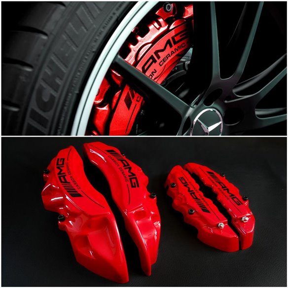 Mercedes-Benz Red Caliper Covers Carbon Ceramic Sign