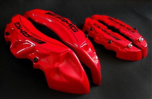 Mercedes-Benz Red Caliper Covers Carbon Ceramic Sign