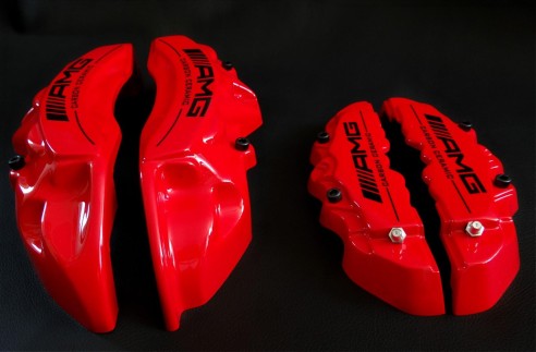 Mercedes-Benz Red Caliper Covers Carbon Ceramic Sign