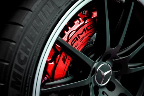 Mercedes-Benz Red Caliper Covers Carbon Ceramic Sign