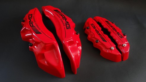 Mercedes-Benz Red Caliper Covers Carbon Ceramic Sign