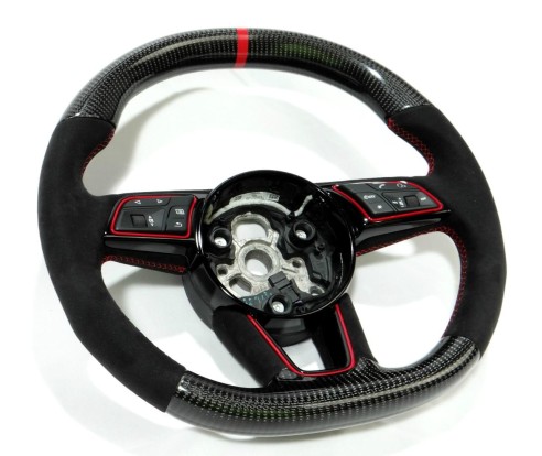 Audi RS4 RS5 RS3 S3 S4 S5 A5 A4 Steering Wheel Carbon Alcantara