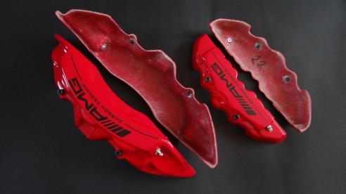 Mercedes-Benz Red Caliper Covers Carbon Ceramic Sign