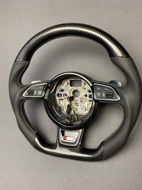 Audi S8 Steering Wheel Carbon Leather