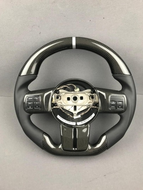 Jeep Steering Wheel Carbon Leather