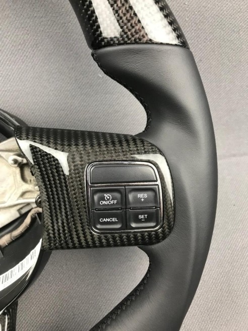 Jeep Steering Wheel Carbon Leather