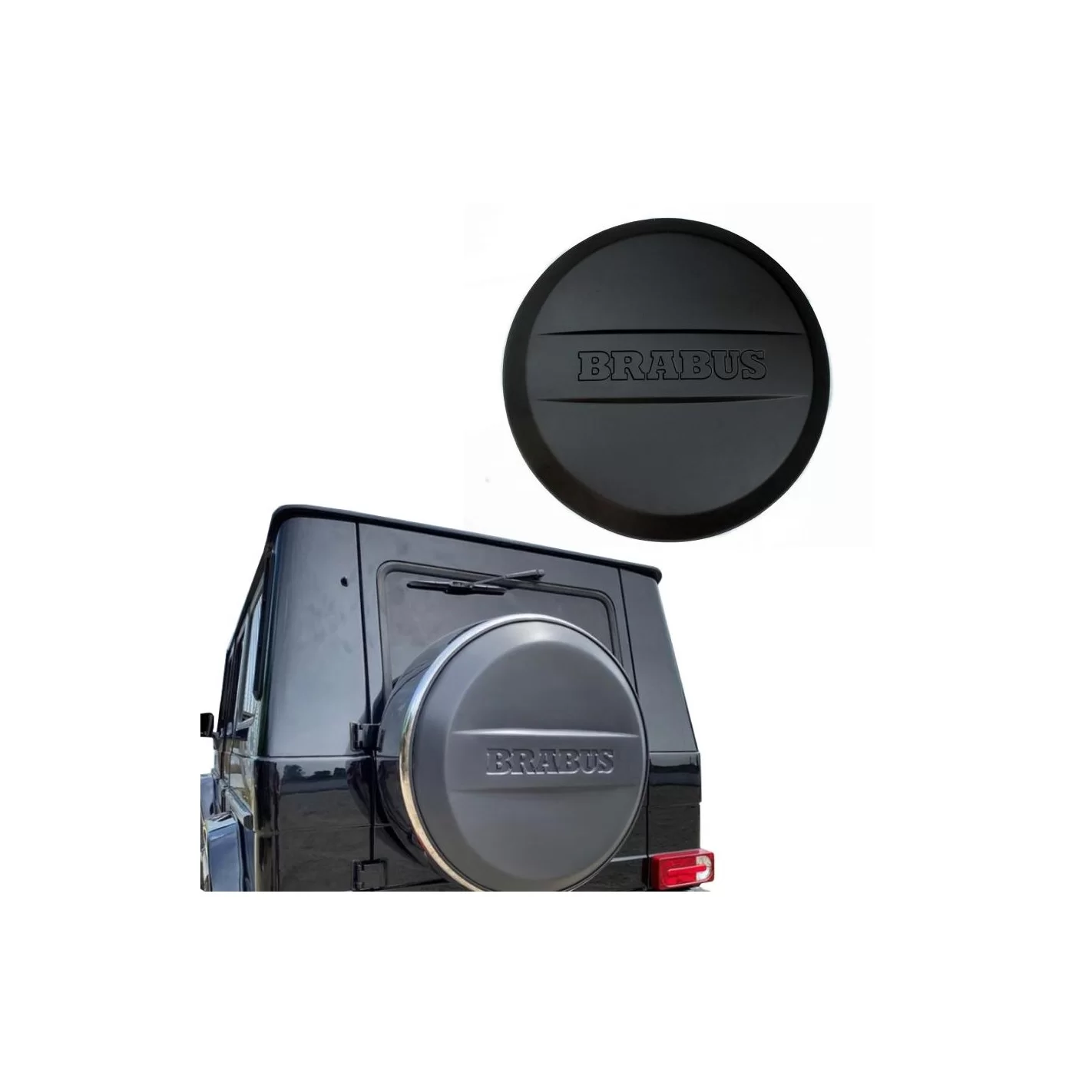 Fiberglass Brabus rear spare wheel cover plate for Mercedes-Benz W463a W464 G-Class G-Wagon