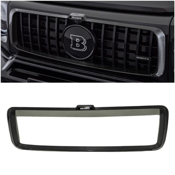  - G Class W463A - Carbon fiber front grille frame for Mercedes-Benz W463a W464 - 1 - Carbon fiber front grille frame for Merced