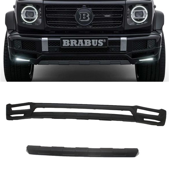  - G Class W463A - Fiberglass front bumper lip spoiler for Mercedes-Benz W463a W464 G500 - 1 - Fiberglass front bumper lip spoil