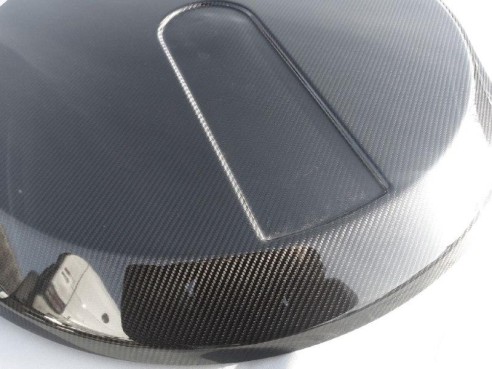 Carbon fiber rear spare wheel plate cover for Mercedes-Benz W463A W464 G-Class