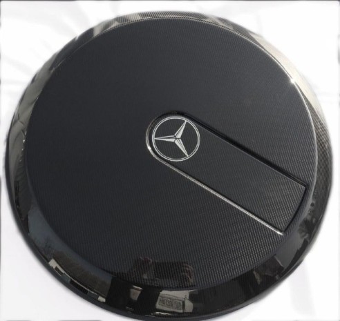 Carbon fiber rear spare wheel plate cover for Mercedes-Benz W463A W464 G-Class