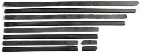 Carbon fiber side mouldings for Mercedes-Benz G-Class G-Wagon W463A set 10 pcs