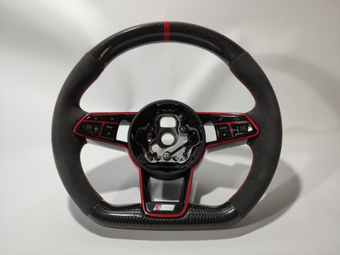 Audi TT RS R8 Steering Wheel Carbon Alcantara