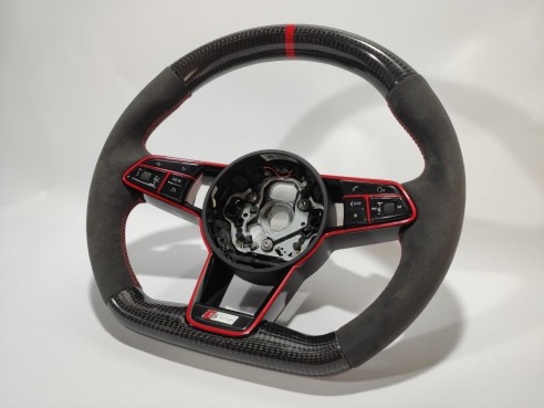 Audi TT RS R8 Steering Wheel Carbon Alcantara