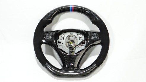 BMW E90 E92 E93 E87 E82 E88 E81 M1 M3 Steering Wheel Carbon Alcantara