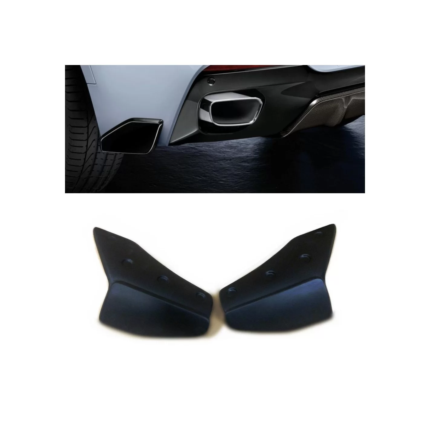 BMW X5 F15 Fiberglass Side Fangs